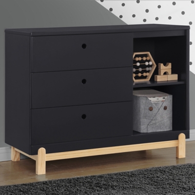 B600011325 Delta Children Poppy 3 Drawer Dresser with Cubbies sku B600011325