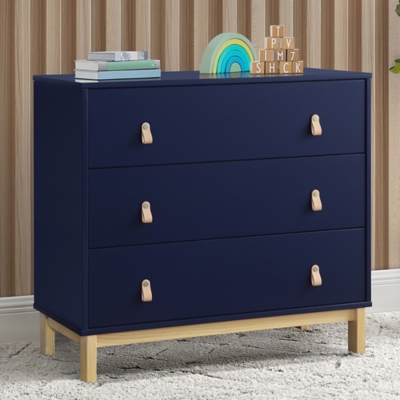 babyGap by Delta Children Legacy 3 Drawer Dresser, Navy/Natural