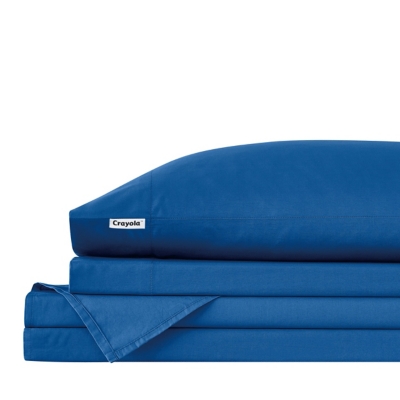 Crayola Percale 3 Piece Sheet Set, , rollover
