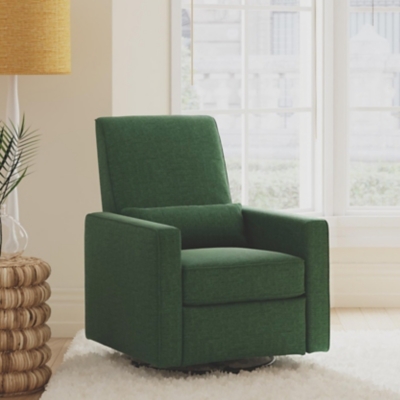 DaVinci Piper Recliner and Swivel Glider, Pine Green