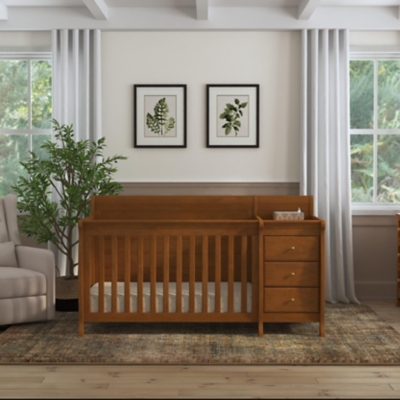 DaVinci Kalani 4-in-1 Crib and Changer Combo, Chestnut