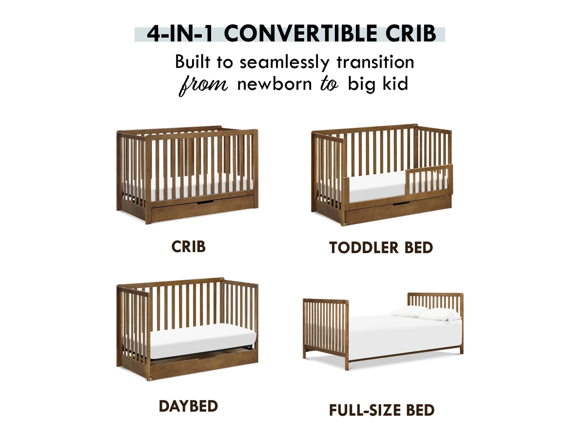 Carter s Colby 4 in 1 Convertible Crib with Trundle Drawer Ashley