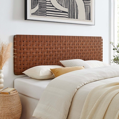 Ashley furniture leather headboard king discount