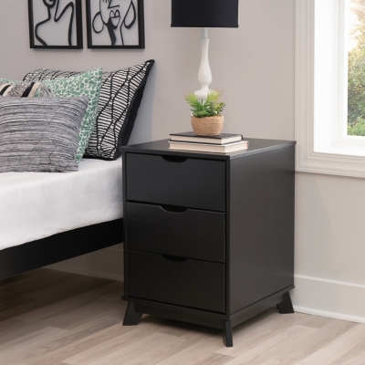 B600011517 Linon Pierce Nightstand Set of 2, Black sku B600011517