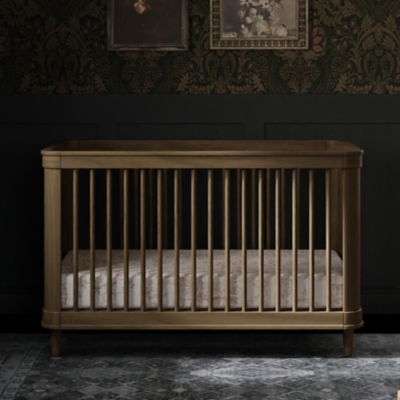 Namesake Marin with Cane 3-in-1 Convertible Crib, Natural Walnut