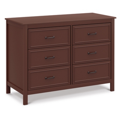 DaVinci Charlie 6-Drawer Double Dresser, Crimson