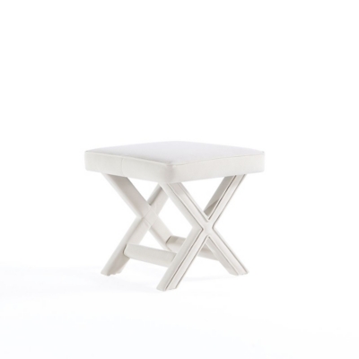 Abigail Vanity Stool, Cream, large