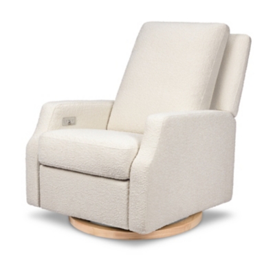 Namesake Crewe Power Recliner, Ivory/Light Brown, large