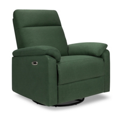 DaVinci Suzy Power Swivel Glider and Recliner, Pine Green, large
