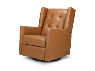 DaVinci Maddox Leather Swivel Glider and Recliner
