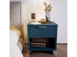 Manhattan Comfort Granville 18" 1 Drawer Nightstand