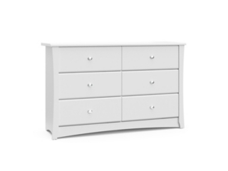 Storkcraft Crescent 6 Drawer Double Dresser