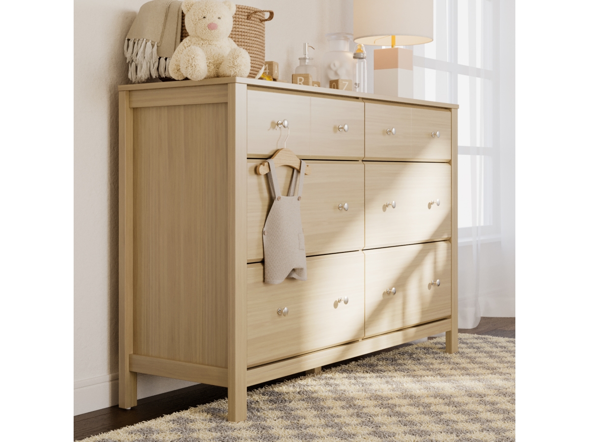 ★CARLYN★ Door 4colors H70303010 Storkcraft Horizon 6 Drawer Double Dresser | Ashley