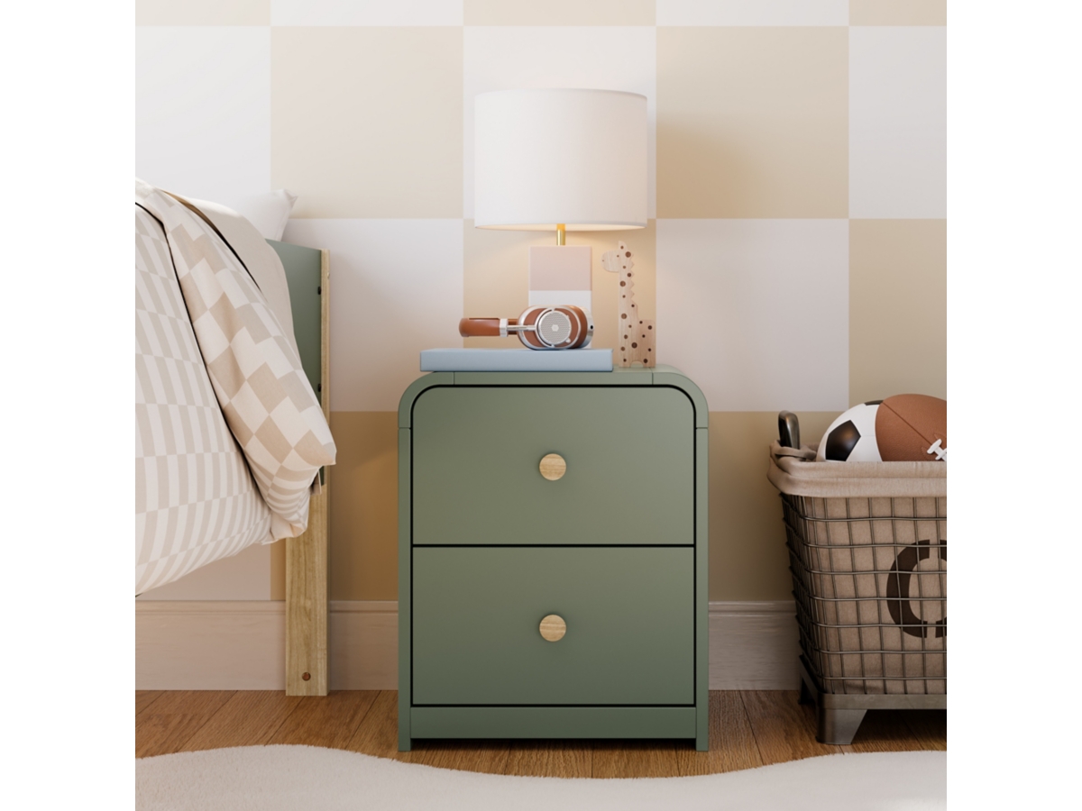 Storkcraft Next Santos 2 Drawer Nightstand | Ashley
