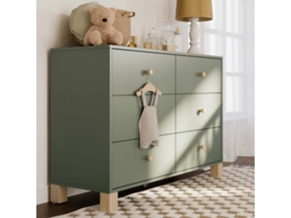 Storkcraft California 6 Drawer Double Dresser