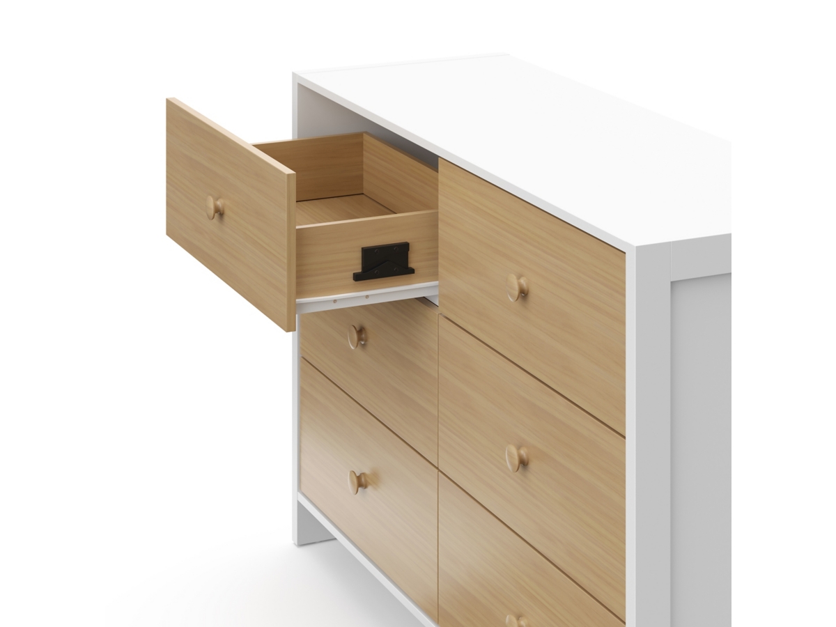 Storkcraft Calabasas 6 Drawer Double Dresser | Ashley