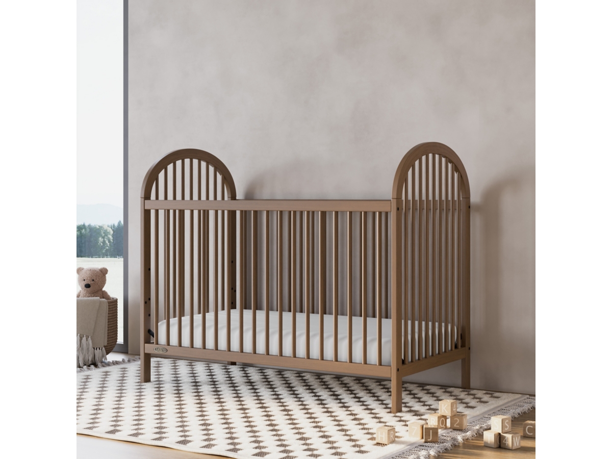 Black Crib Graco Crib LINGYUAN Olivia 3-in-1 Convertible Crib