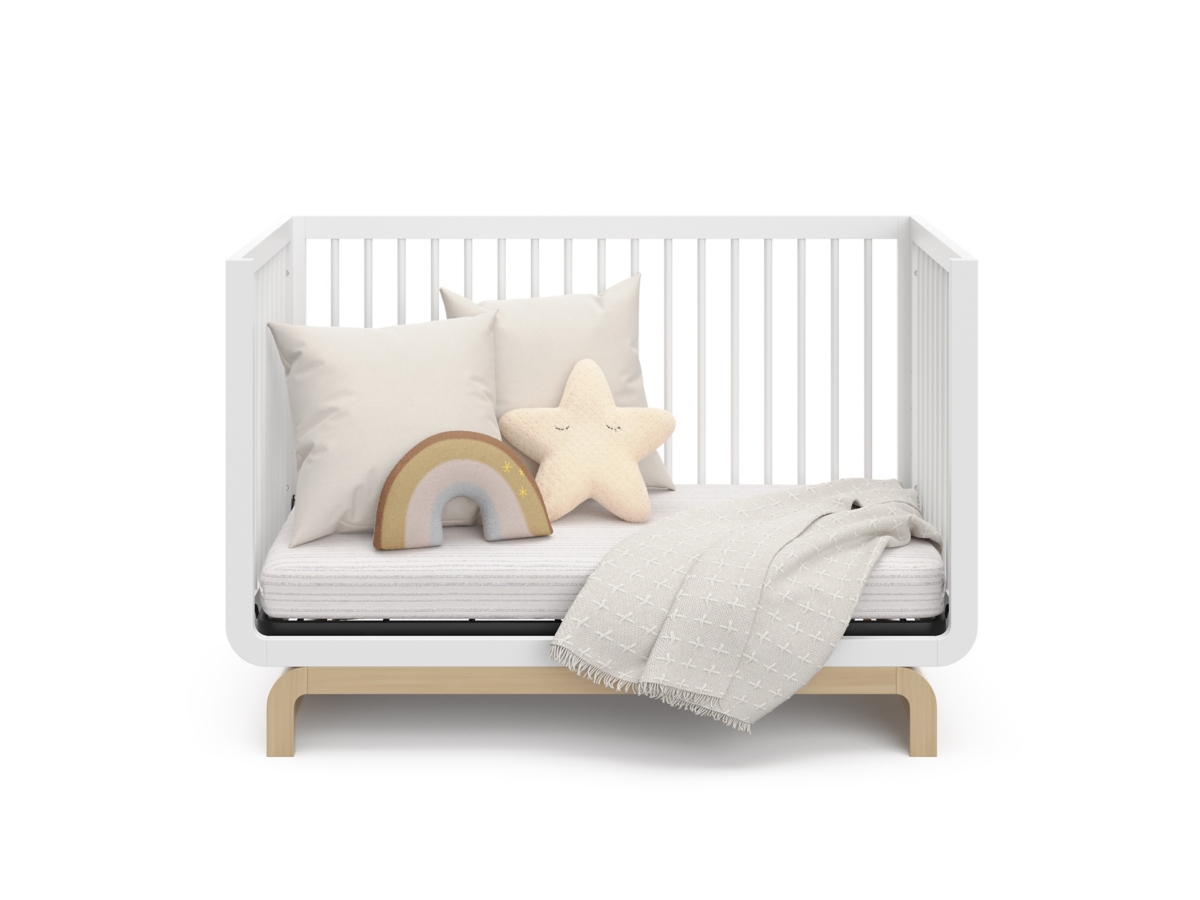 Storkcraft Santorini 5-in-1 Convertible Crib with Guardrail
