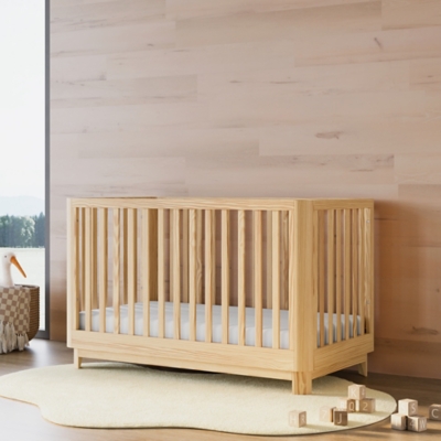 Storkcraft Santos 3-in-1 Convertible Crib, Natural, rollover