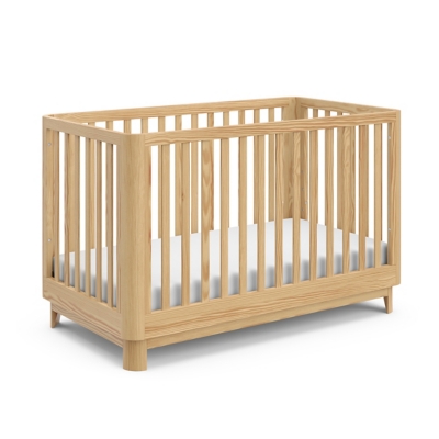 Storkcraft Santos 3-in-1 Convertible Crib, Natural, large