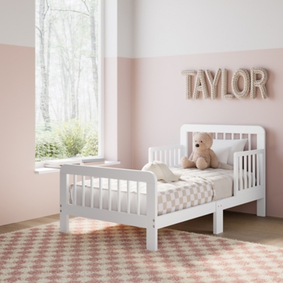 Storkcraft Pasadena Toddler Bed, White, rollover