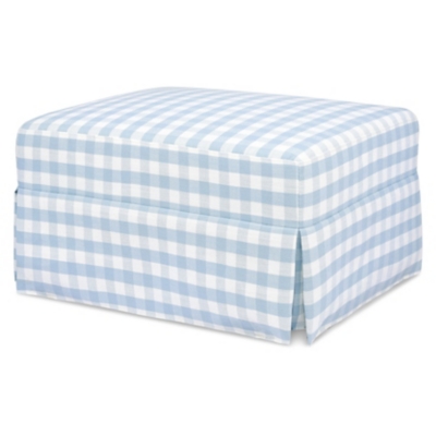 Namesake Crawford Gliding Ottoman, Blue, large