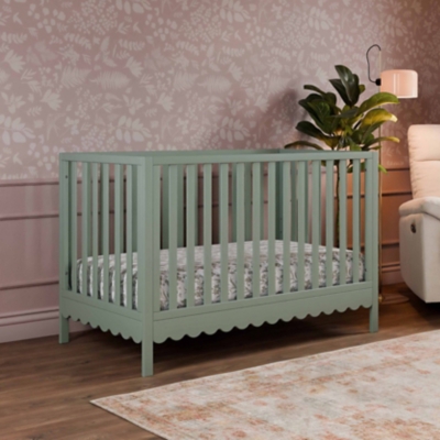 daVinci Sammy Scallop 4-in-1  Convertible Crib, Light Sage, large