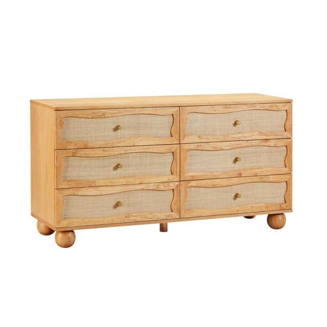 TOV Furniture Grappa 62" 6 Drawer Dresser