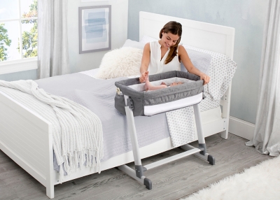 Simmons Kids By the Bed City Sleeper Bassinet, , rollover