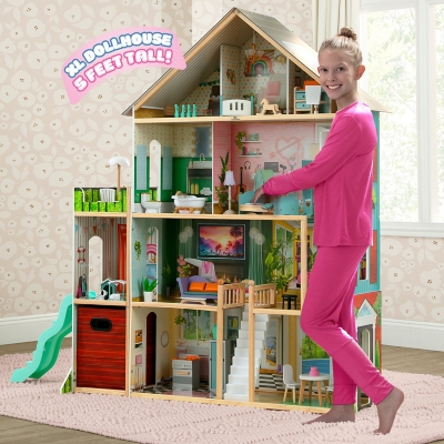Delta Children Deluxe Maui Island Dollhouse, Pink