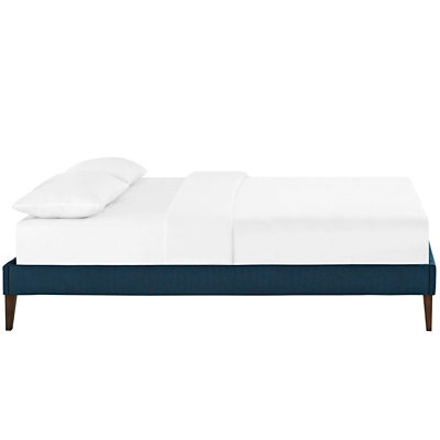 Modway Sharon Full Bed Frame With Squared Tapered Legs, Azure, large