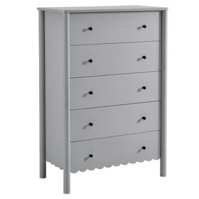 Modway Emmeline Scalloped 34" 5 Drawer Chest | Ashley