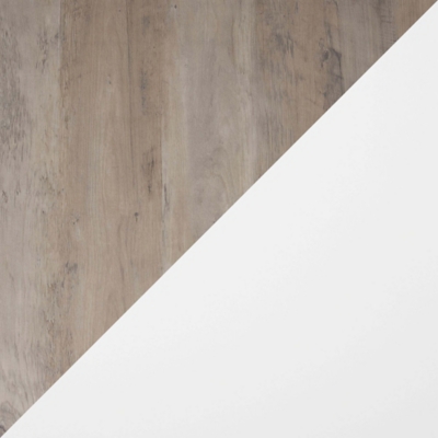 Swatch color White/Rustic Gray 