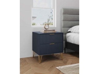 Manhattan Comfort DUMBO 20" 2 Drawer Nightstand