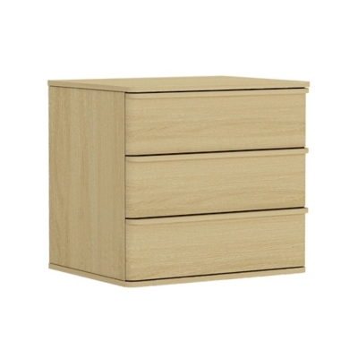 Manhattan Comfort Molly 26" 3 Drawers Nightstand - Thumbnail 3