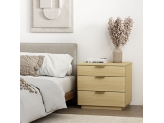 Manhattan Comfort Payton 26" 3 Drawers Nightstand