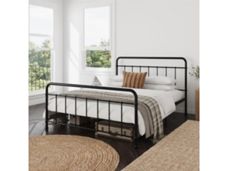 RealRooms Queen Platform Panel Bed