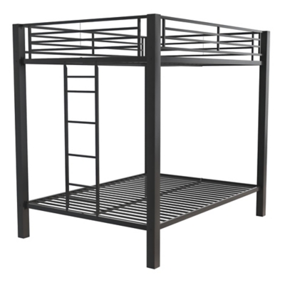 RealRooms Burleigh Full over Full Metal Bunk Bed, , large