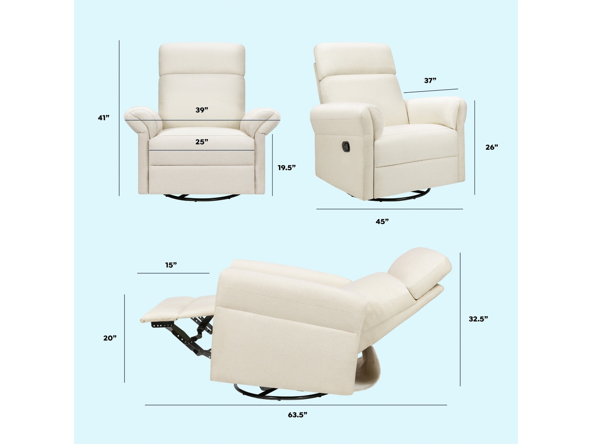 DaVinci Suzy Flex Manual Swivel Glider Recliner | Ashley