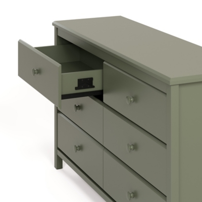 Close-up of drawer with open top drawer