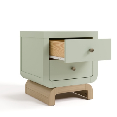 3D render of nightstand without background from different angle