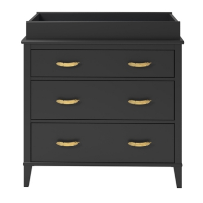 Black changing outlet table dresser