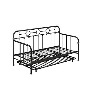 Little Seeds Willow Metal Twin Trundle Daybed, , large