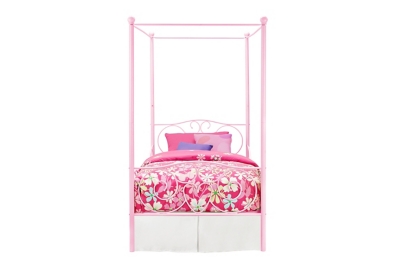 Pink canopy for twin bed hotsell