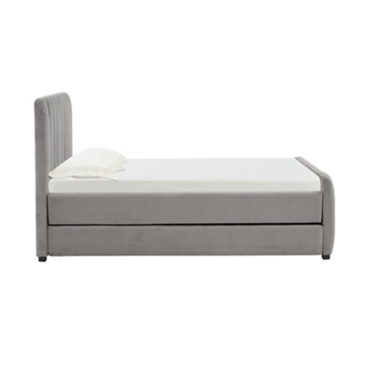 TOV Furniture Angela Velvet Twin Trundle Bed