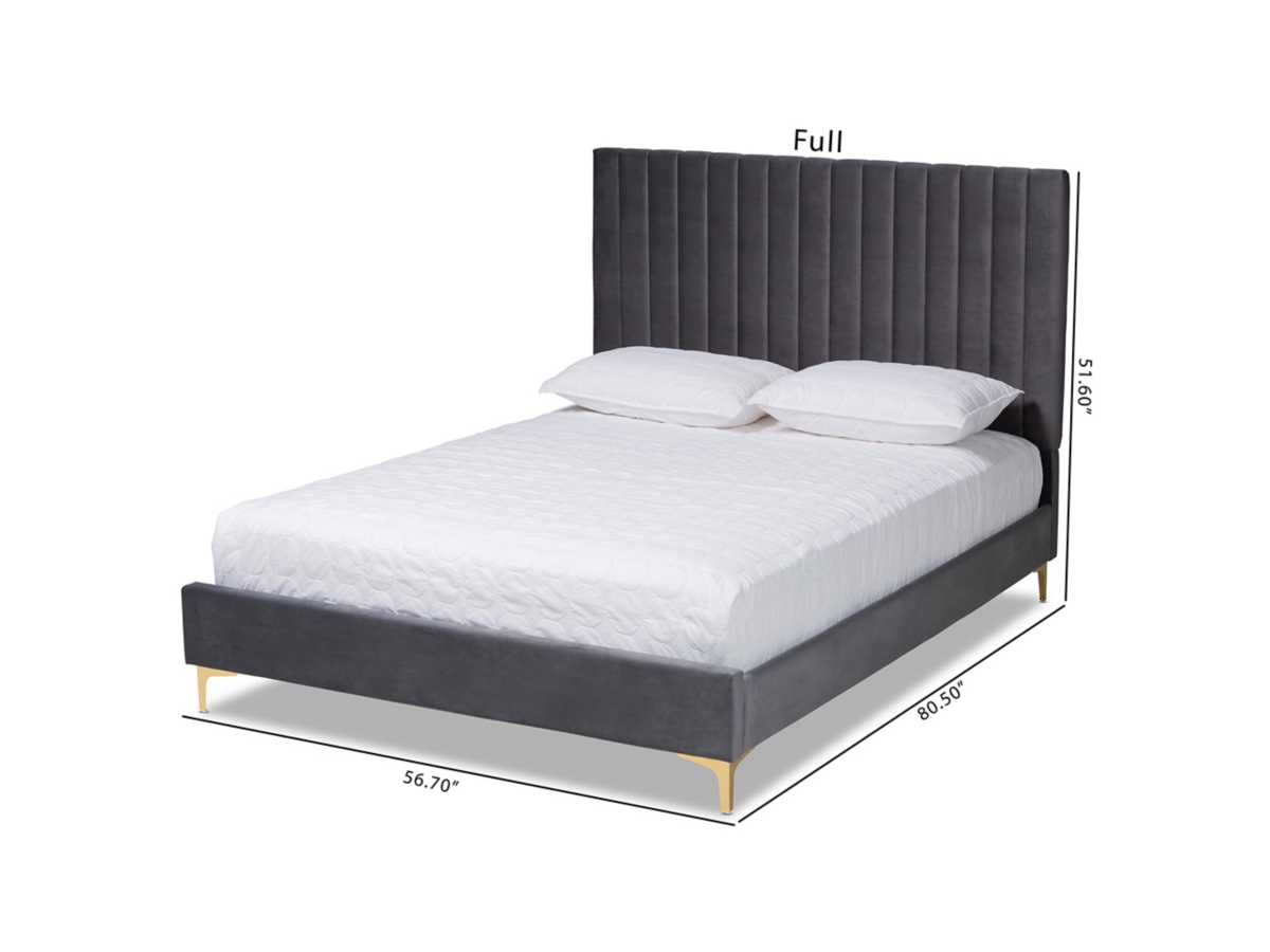 Baxton Studio Serrano Full Platform Bed | Ashley