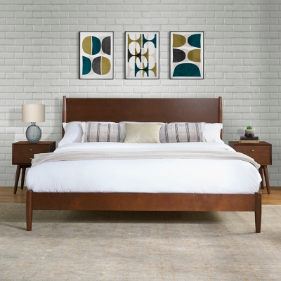Crosley Landon Bed, Mahogany, large
