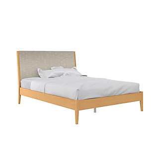 Atwater Living Willa Full Upholstered Bed, Beige, large