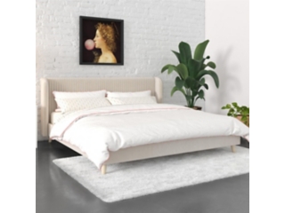 Novogratz Holly Upholstered Wingback Bed