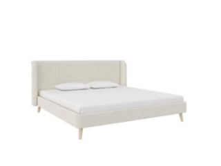 Novogratz Holly Upholstered Wingback Bed